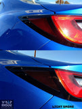 Subaru BRZ 2022-2023 - Tail Light Side Reflector Overlay - Before After Light Smoke