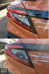 Subaru WRX 2022 Tail Light Indicator Overlay - Before After Light Smoke