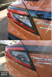 Subaru WRX 2022 Tail Light Indicator Overlay - Before After Light Smoke