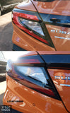 Subaru WRX 2022 Tail Light Outer Face Overlay - Before After 